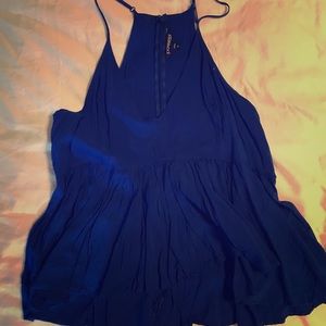 Blue tank top